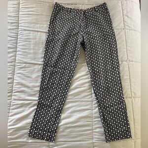 Black and white patterned H&M work/dress pants